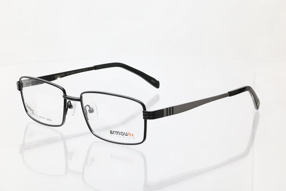 ArmouRx 8002 Grey 56-17-140mm Eyeglass FRAMES ONLY - NEW/WITHOUT TAGS - READ